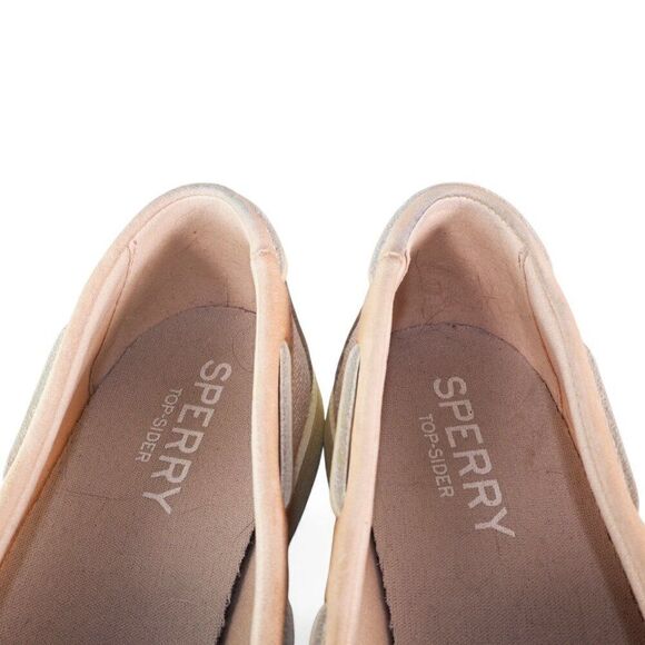 Sperry Top-Sider Oasis Leather / Canvas Boat Shoes "Blush Pink" STS82912 Women's - Picture 11 of 11
